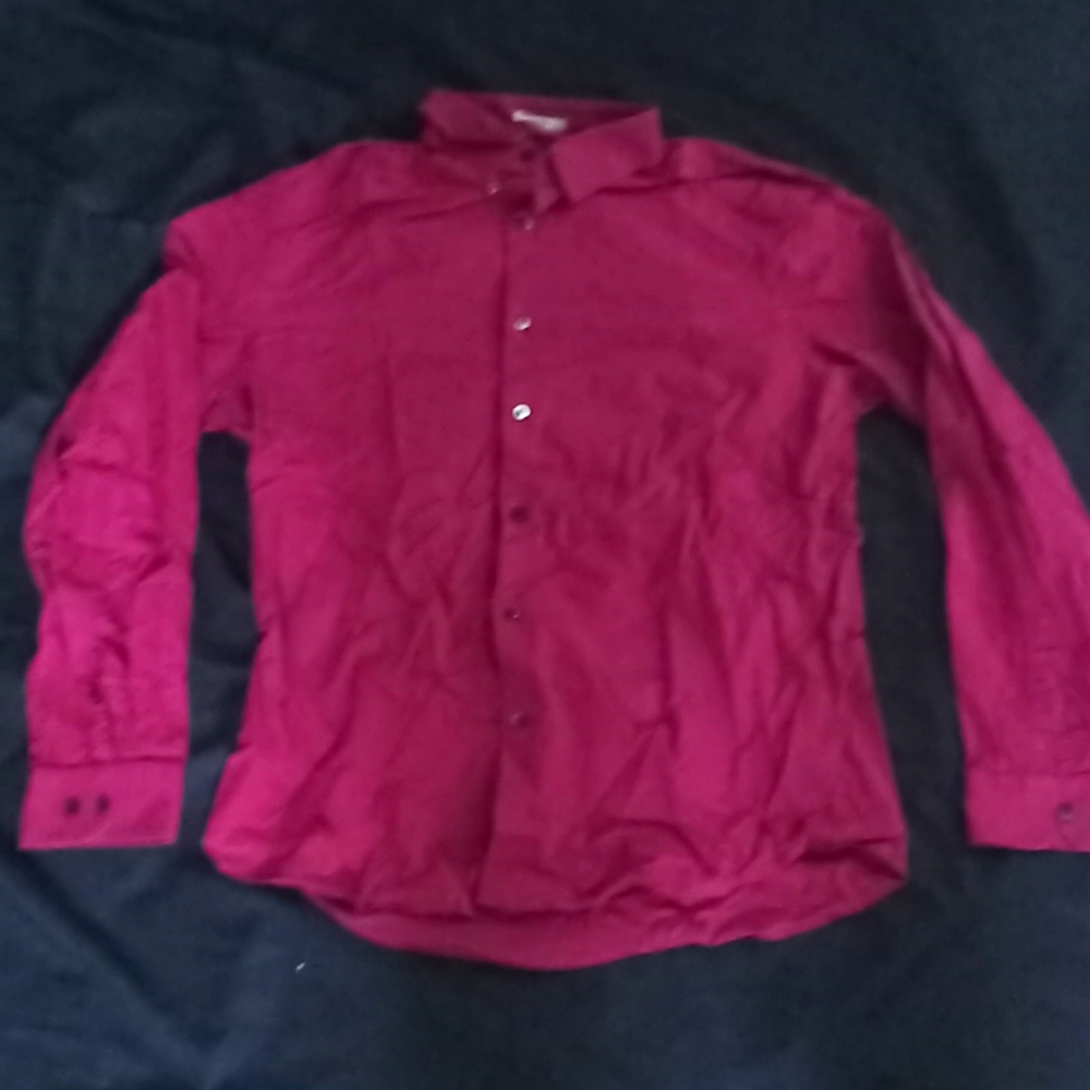 1MX Express Scarlet Luxury Dress Shirt (L)